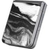 Black and White Marble Ink Galaxy Z Flip6 Skin